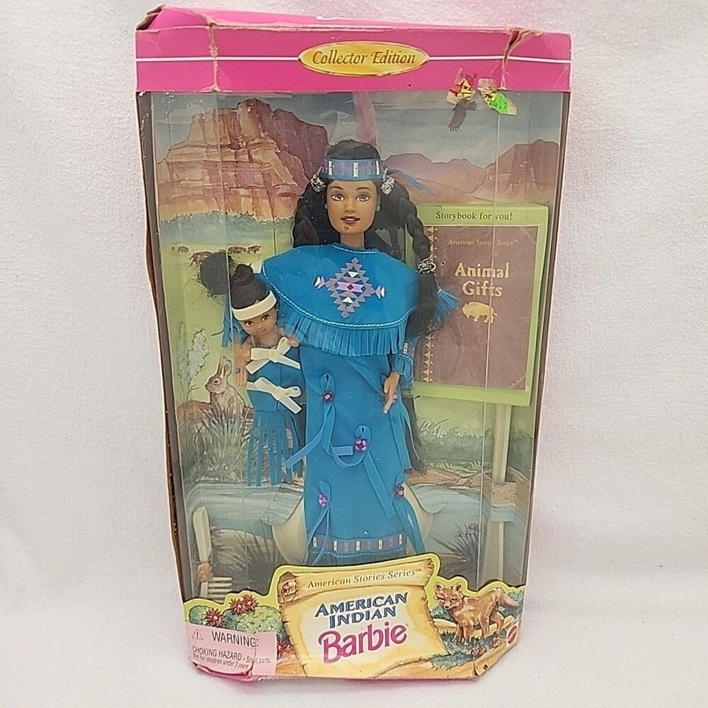 Doll Barbie 1996 Mattel AMERICAN INDIAN American Stories Collector Fashion NEW